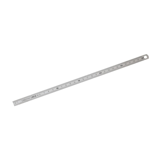 300mm Stainless Steel Rule, 2 Sides