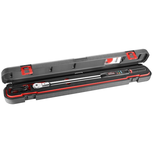 Electronic Torque Wrench With Ratcheting Head, Square Drive 1/2 in., Range 60-340Nm