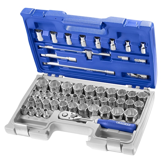 EXPERT by FACOM® 1/2 in. Socket and Accessory Set, Metric and Inch (55 pc)