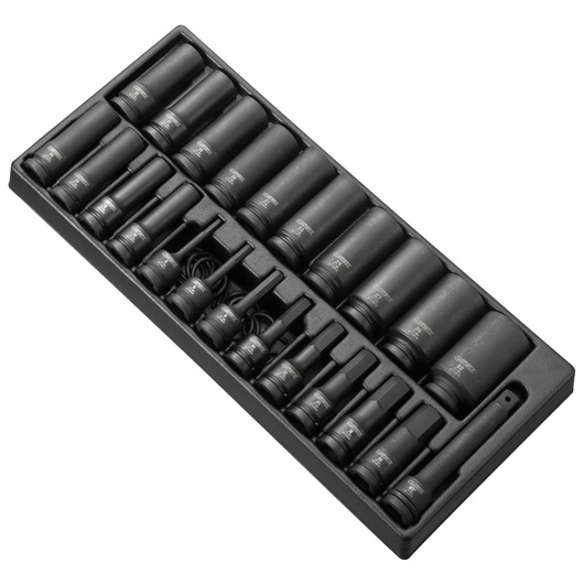 EXPERT by FACOM® 1/4 in. Drive Universal Impact Socket Set, 6-point (12 pc.)