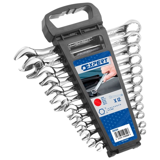 EXPERT by FACOM® Metric Combination Wrench Set on Rack (12 pc.)