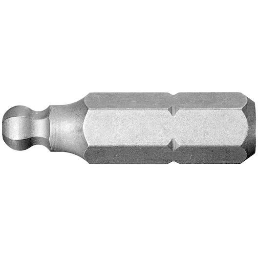 4 mm Standard Bits Series 1 With Spherical Head for Countersunk Hex Screws