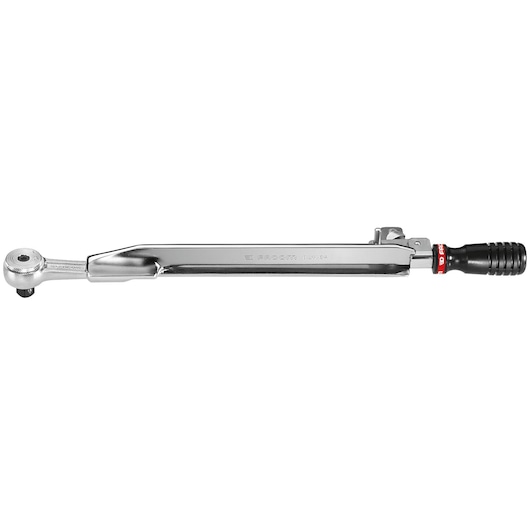 3/8 Manual reset torque wrench with removable square drive, range 20-100Nm