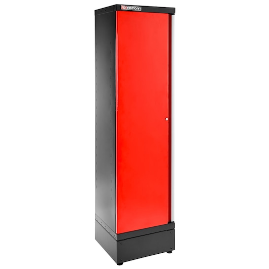 JLS3 STORAGE CABINET H 2M 1 SOLID DOOR L500MM RED