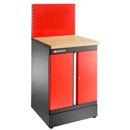 JLS3 SINGLE BASE UNIT 2 SOLID DOORS RED