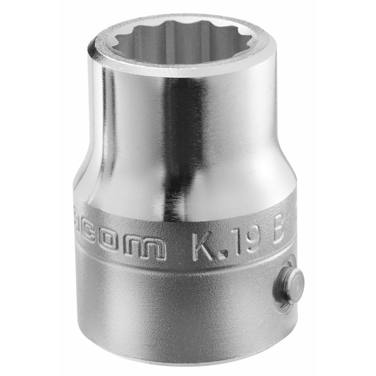 3/4 in. Socket, 12-point, 19 mm 3/4 in. Socket, 12-point, 19 mm