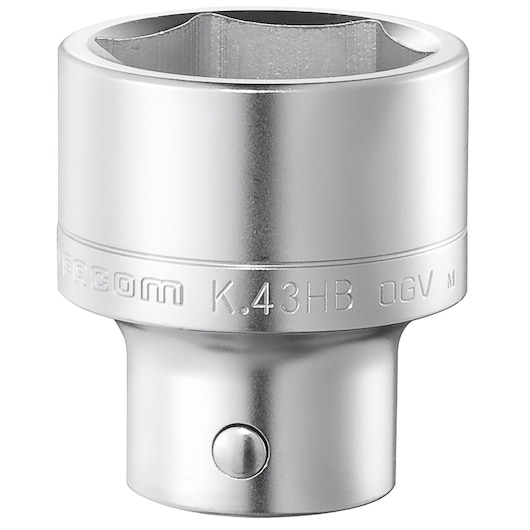 3/4" socket 6-points, 22 mm