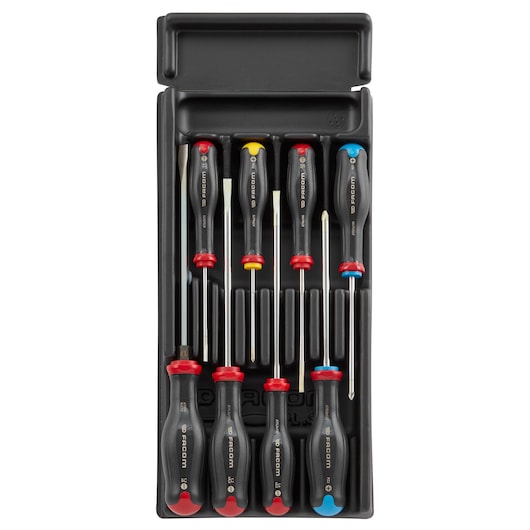 8 PROTWIST® screwdriver in thermo-formed module, small 1/3"