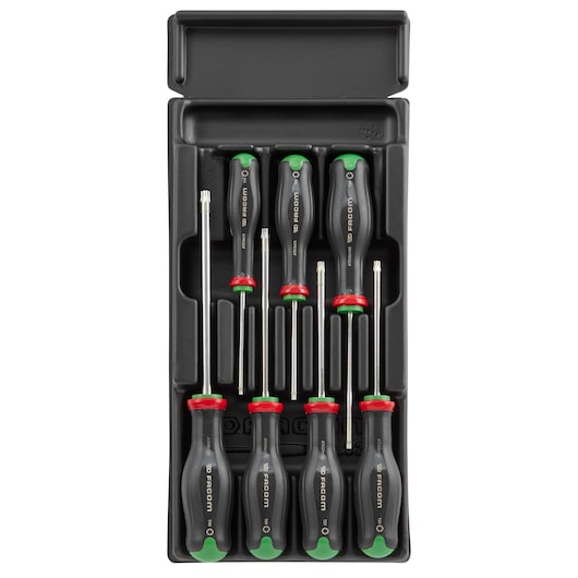 7 PROTWIST® screwdriver in thermo-formed module, small 1/3"