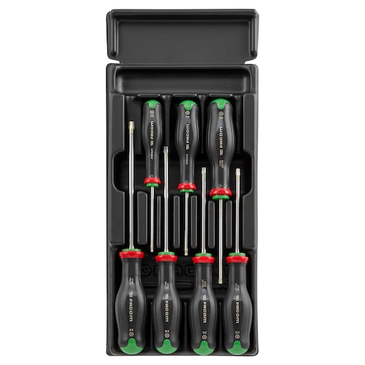 7 PROTWIST® Tamper TORX® screwdriver in thermo-formed module, small 1/3"