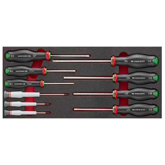 PROTWIST® RESISTORX® Small Screwdrivers in Foam Module (10 pc.)