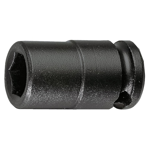 3/8 in. Impact Socket, 6-point, 12 mm