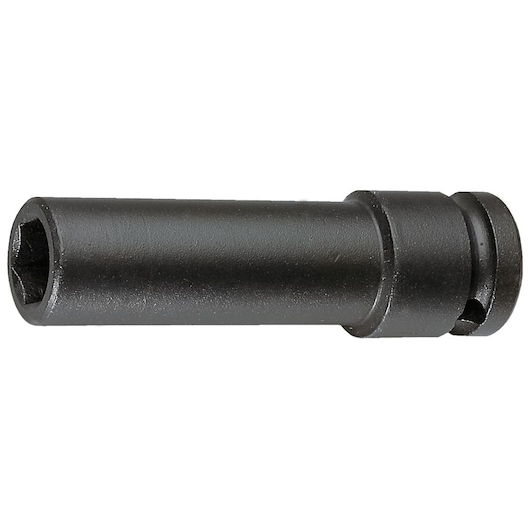 3/4" long impact socket 6-points, 17 mm