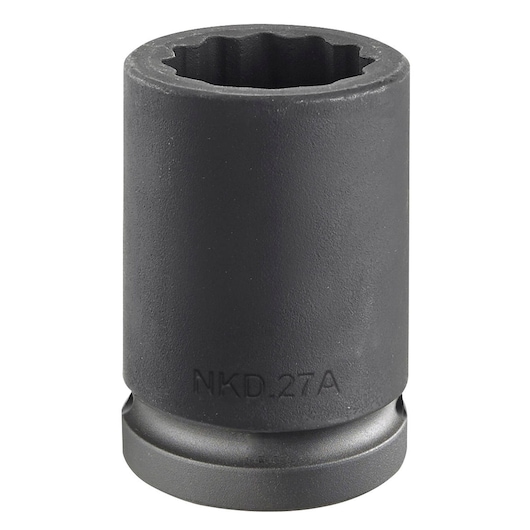 3/4 in. Impact Socket 12-points, 17 mm