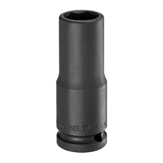 1/2 in. Long Impact Socket 6 PT, 18mm