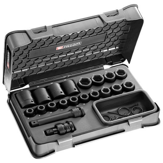 1/2 in. MBOX Impact Socket Set (16 pc.)