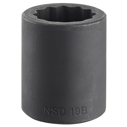 1/2" impact socket 12-points, 11 mm