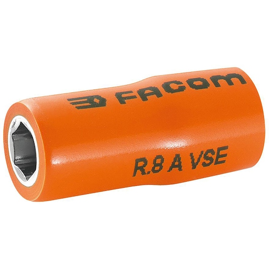 1000V Insulated 6-point 1/4 in. Drive Socket, 10 mm 1000V Insulated 6-point 1/4 in. Drive Socket, 10 mm