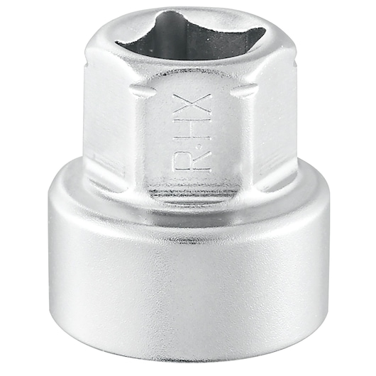 1/4 in. Hexagonal Shape Socket 6-points, 6 mm