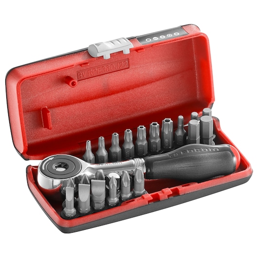 1/4 in.PICO Twist Handle Bit and Ratchet Set (22 pc.)