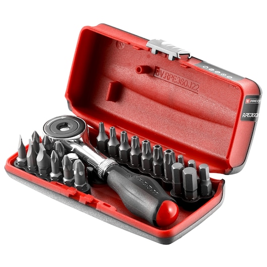 1/4 in.PICO Twist Handle Bit and Ratchet Set (22 pc.)