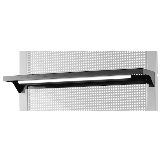 LED light under metal shelf RWS2 black