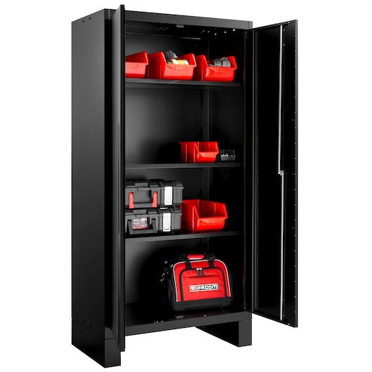 Tall storage cabinet 1000mm RWS2 black