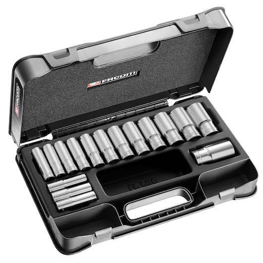 1/2" socket set, 31 pieces, MBOX