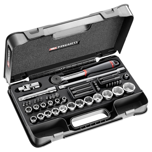 1/2" socket set, 31 pieces, MBOX