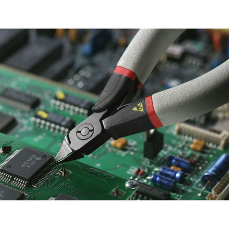 Pince coupante ESD diagonale pour composants DIP - CMS