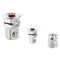 [467.ADAPT10-19] Set van 2 adapters voor sleutels naar een vierkant van 1/4" en 1/2"