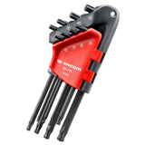 Haakse Torx® sleutels in houder