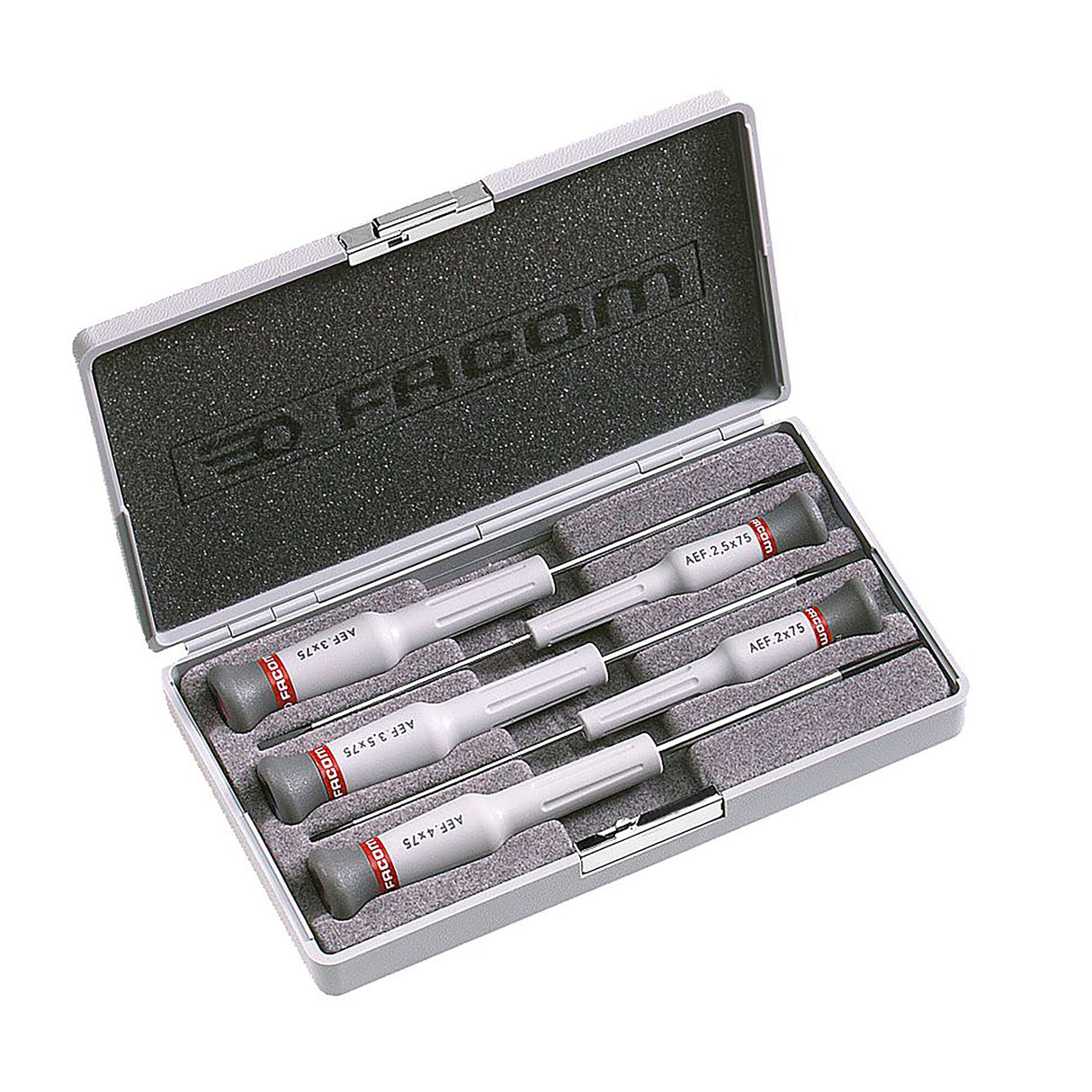 Doos met 5 Micro-Tech® schroevendraaiers Sleufschroeven