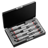 Doos met 8 Micro-Tech® schroevendraaiers voor Sleuf en Phillips® schroeven