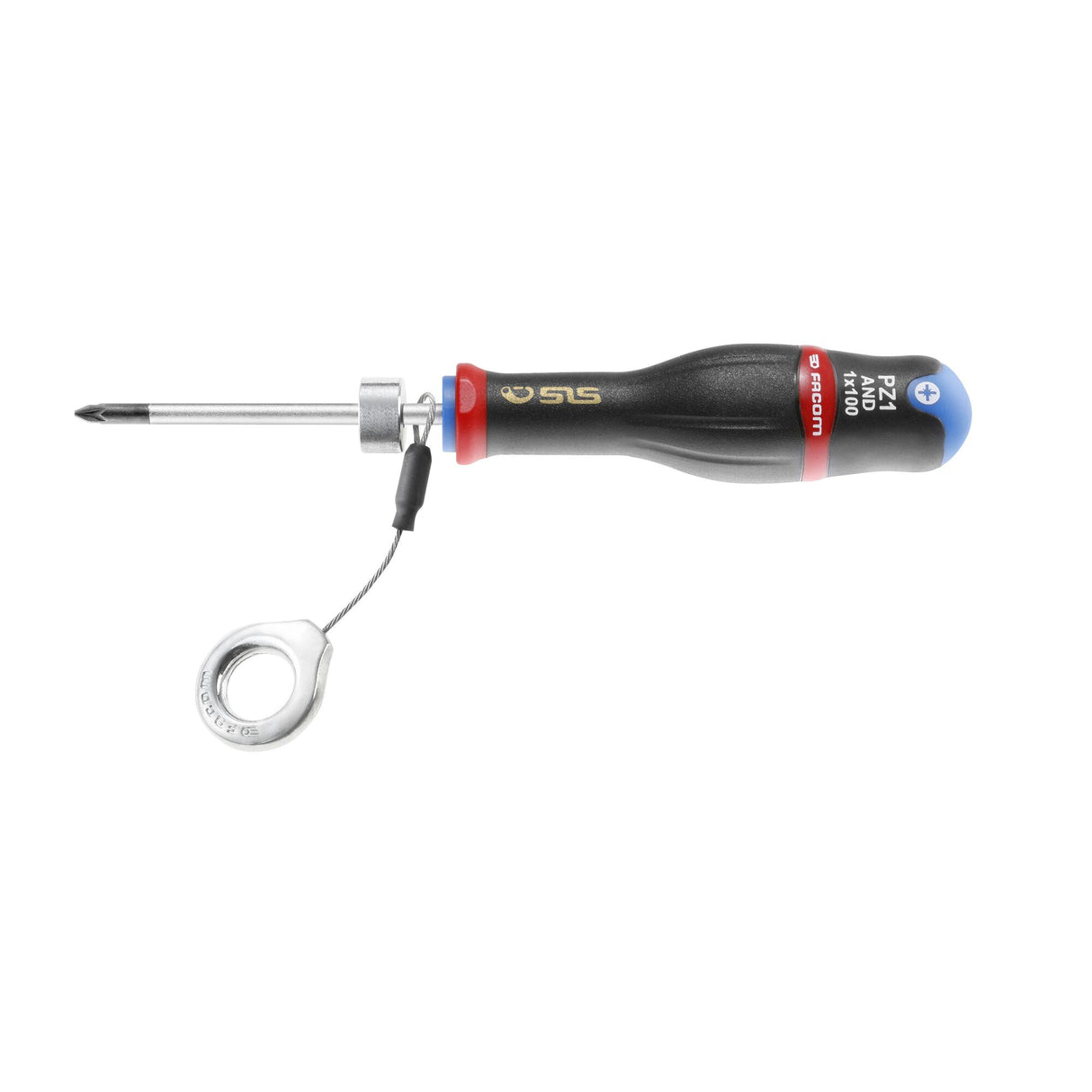 AND.SLS - PROTWIST® schroevendraaier voor Pozidriv® kruiskopschroeven - rond bled - SAFETY LOCK SYSTEM