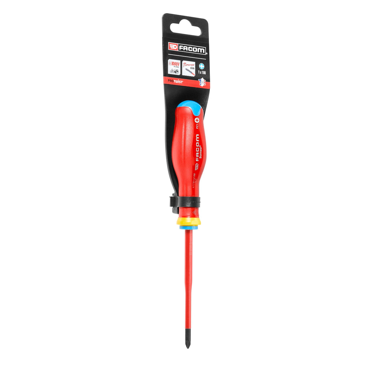 Protwist® Borneo® Geïsoleerde Schroevendraaier, Voor Gecombineerde Koppen, 1 X 100 Mm