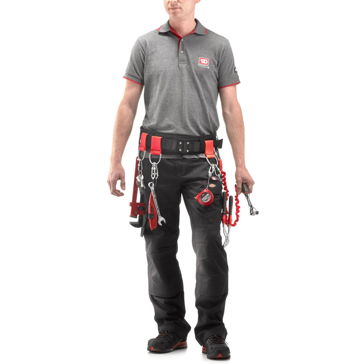 CT70 - Ceinture à boucle métallique double points attachée, SLS solution de travail en hauteur