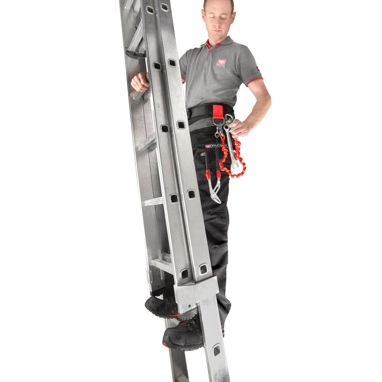 CT70 - Ceinture à boucle métallique double points attachée, SLS solution de travail en hauteur