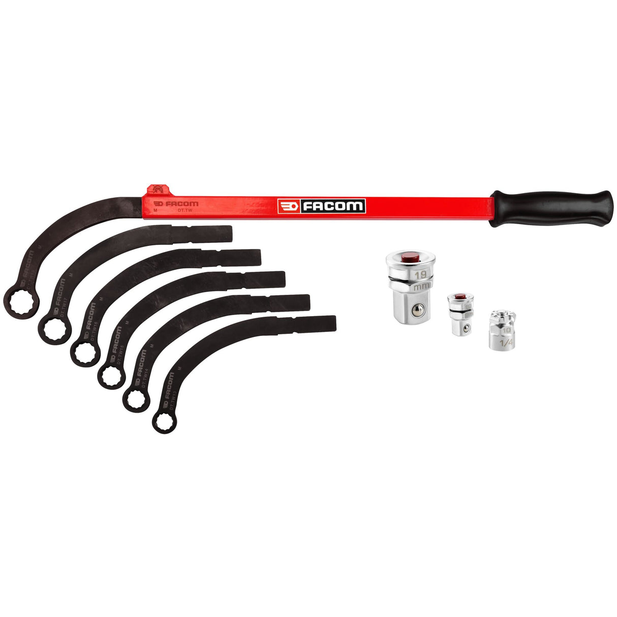 5-delige riemspanner moersleutelset 13-19mm