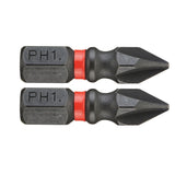 ENP.1 - Flextorq schroevendraaierbits Philips® voor slagschroevendraaiers, 25 mm lang, 2 stuks