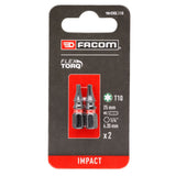 ENX.130 - Flextorq schroevendraaierbits Torx® voor slagschroevendraaiers, 25 mm lang, 2 stuks