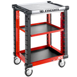 JET.UC3SM3A  - Werkplaatswagen met werkblad en 2 legplanken