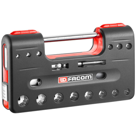  Koffer DBOX 12-kant metrische doppen 3/8" - 18 stuks - JL.DBOX112