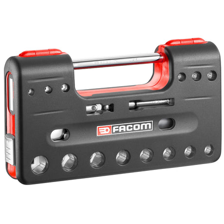  Koffer DBOX 6-kant metrische doppen 3/8" - 18 stuks - JL.DBOX1