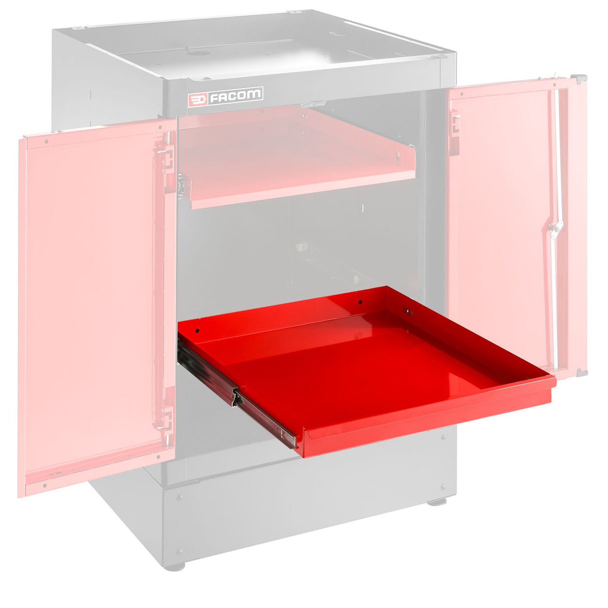 Uittrekbare Legpank Rood