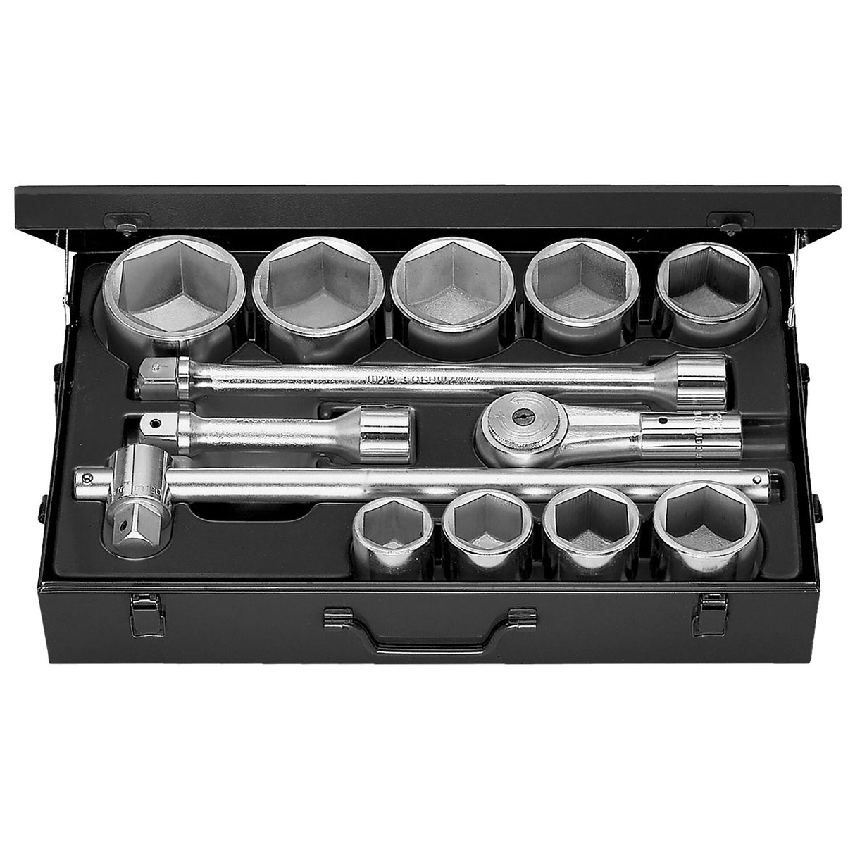 Set 6-kantdoppen 1" van 41 tot 80 mm