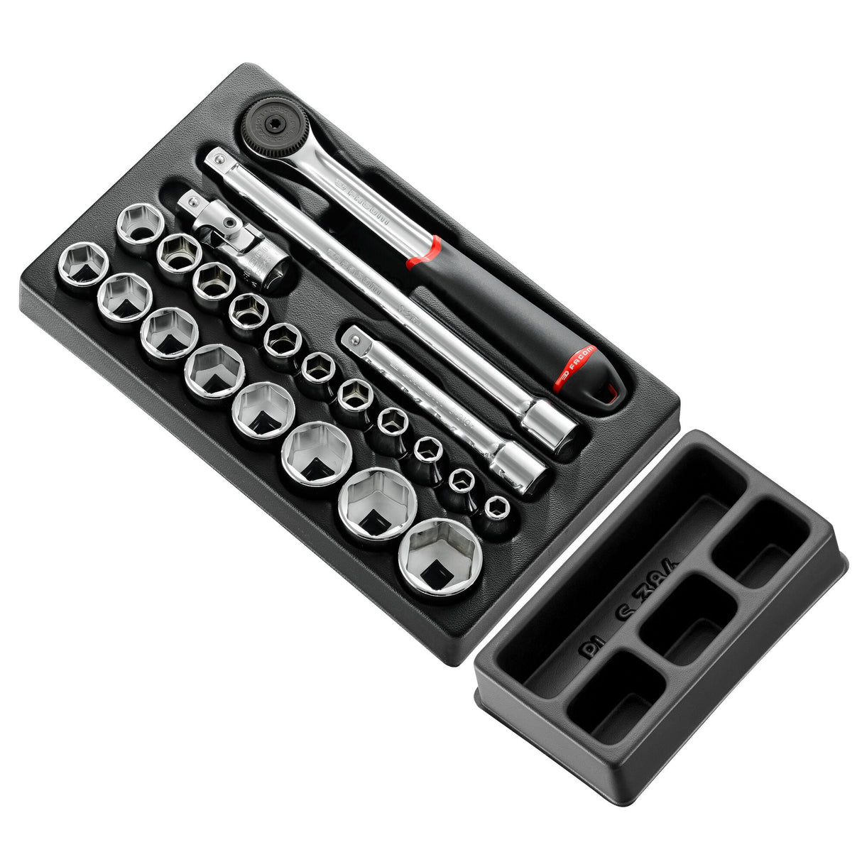Module 6-Kant Metrische Doppen 1/2” - 23 Stuks - S.161B