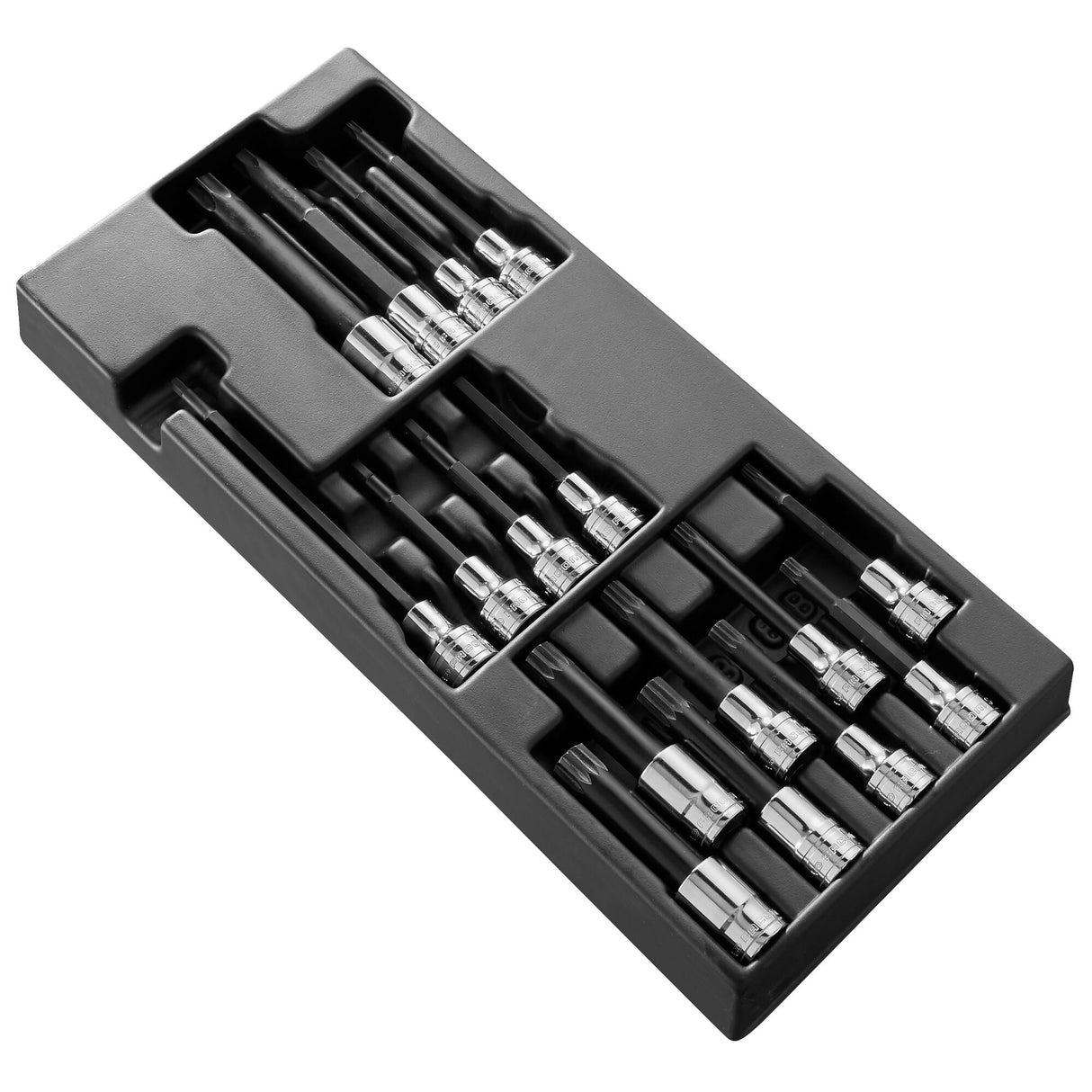 Module 16 Doppen 1/2"” Met Lange Bits Uit Één Stuk