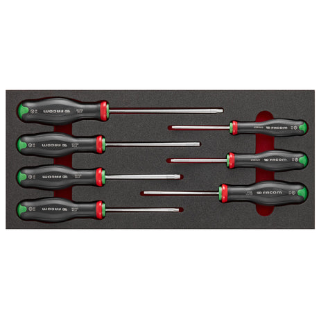 Module 7 Protwist® schroevendraaiers op een inlay van foam