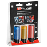 Set Van 3 Extra Lange Alu Doppen 17-19-21